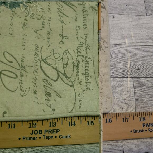 Pier 1 Embroidered Butterfly And Blue Flower Pillow Cover NO INSERT - Picture 13 of 13